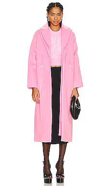 Unreal Fur Sardinia Coat in Cactus Pear from Revolve.com | Revolve Clothing (Global)