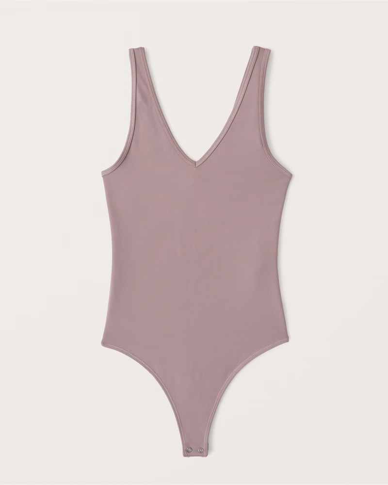 Seamless V-Neck Bodysuit | Abercrombie & Fitch (US)
