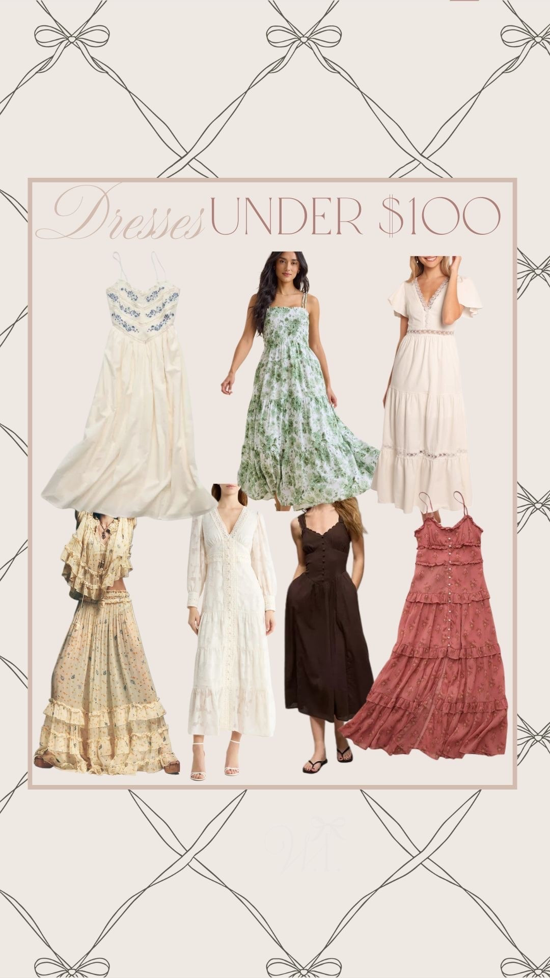 Dresses under $100 so cute and ready to be styled for family photos, vacay, and brunch! #LTKdresses #LTKwomen

#LTKSeasonal