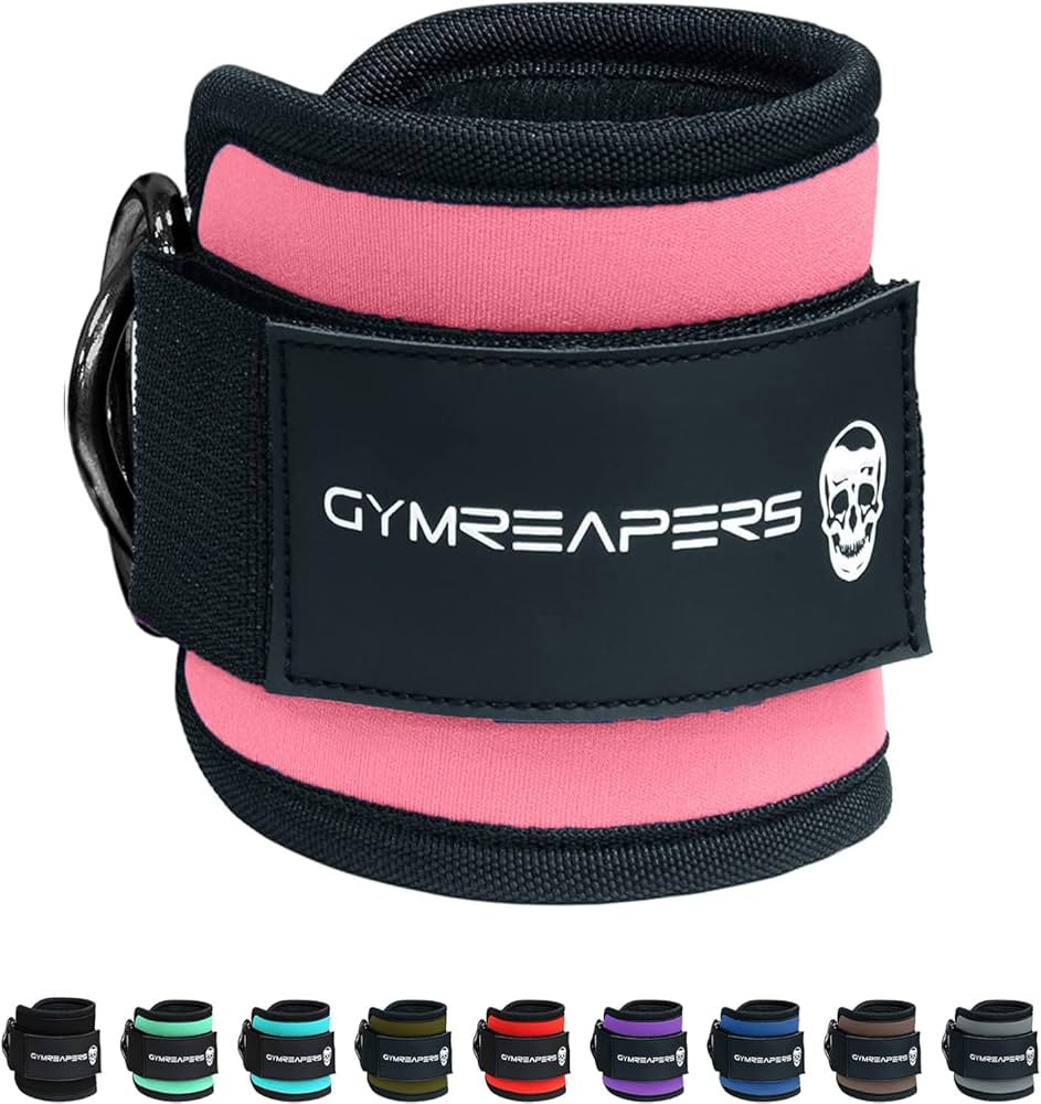 Gymreapers Ankle Straps (Pair) For Cable Machine Kickbacks, Glute Workouts, Lower Body Exercises ... | Amazon (US)