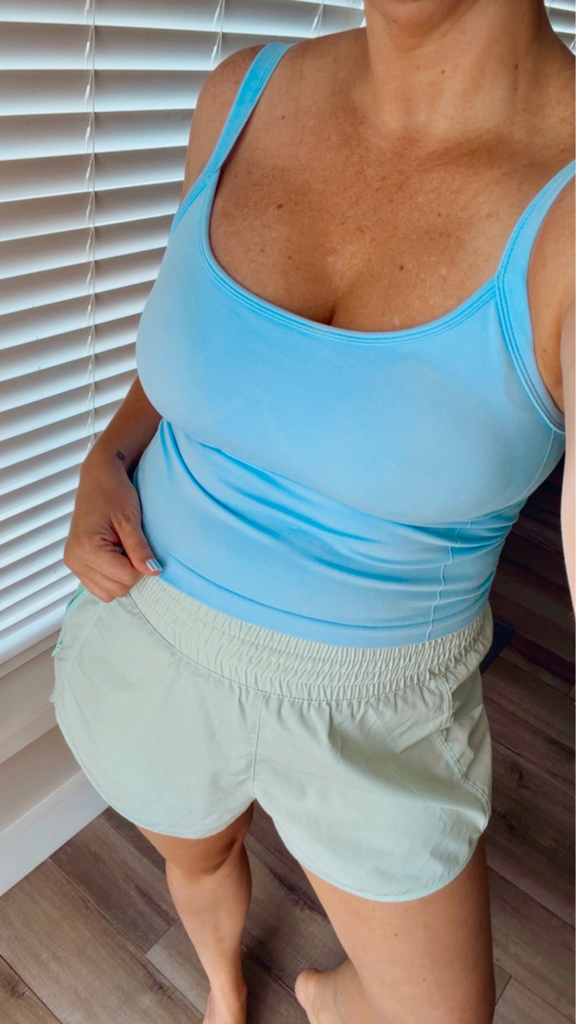 Hanging with my boys 💙💚 and this color combo is giving all the summer vibes. Obsessed with these easy, comfy pieces for a casual day.

✨ Wearing XL in the shorts and L in the top (top is part of a set).

#OOTD #SummerStyle #MidsizeFashion #Over40Style #CasualChic

#LTKmomlife #LTKOver40 #LTKMidsize