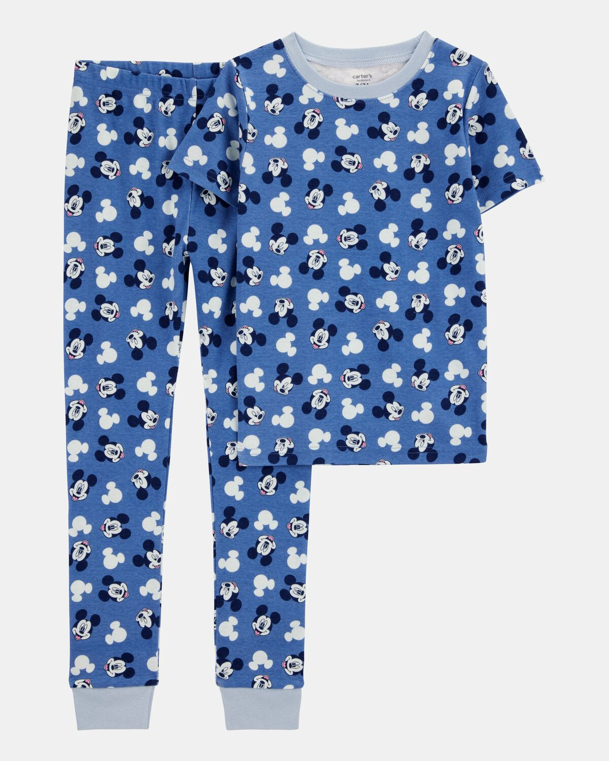 Kid Disney© Mickey Mouse Snug Fit Cotton 2-Piece Pajamas - Navy - Carter's | Carter's | Carter's Inc