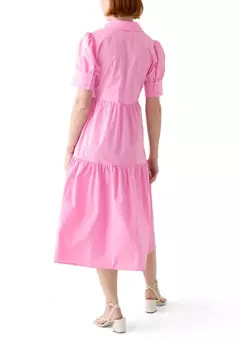 Crown & Ivy™ Women's Puff Sleeve Midi Shirtdress | Belk