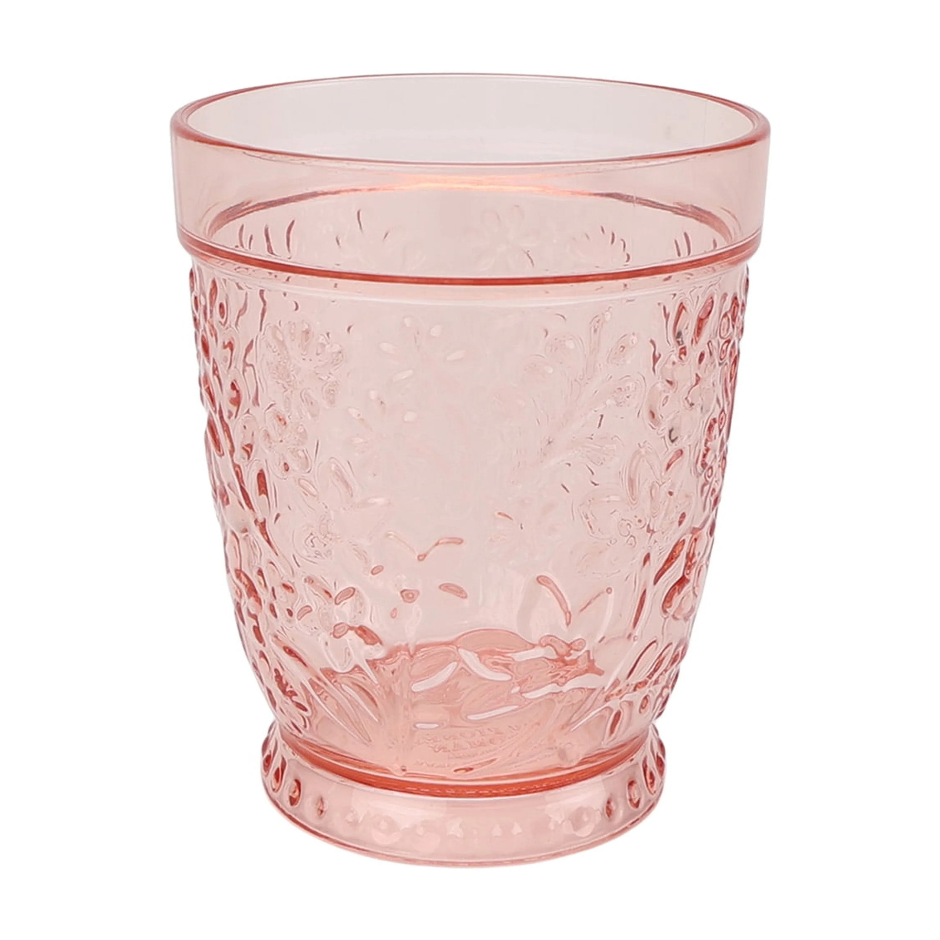 The Pioneer Woman Ditsy 16-Ounce Embossed Tritan Tumbler, Coral - Walmart.com | Walmart (US)