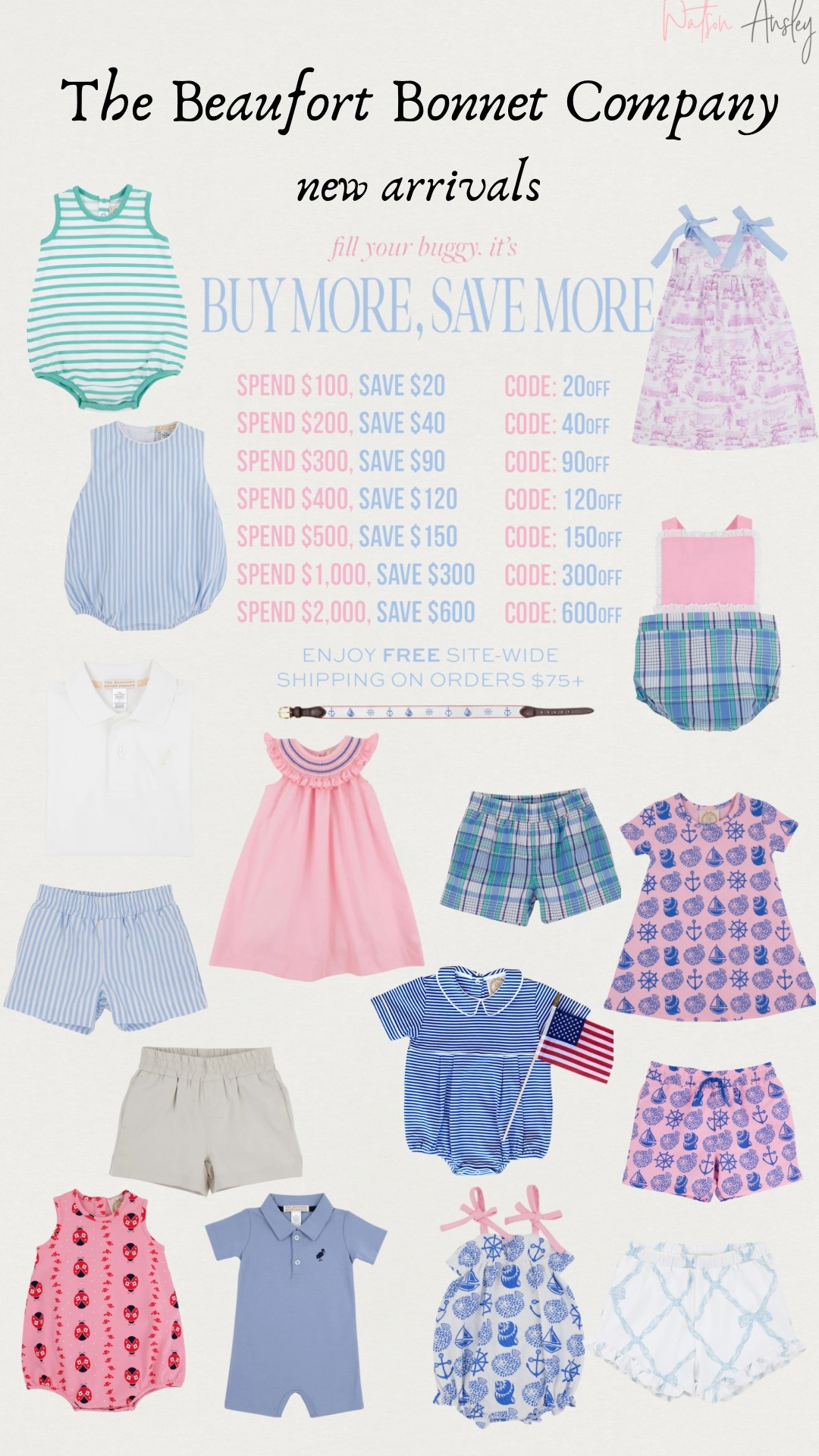 Shop the huge Buy More Save More sale at Beaufort Bonnet plus free shipping!! This is a great time to stock up for summer! We LOVE their clothes and swim for all 3 kids!

Click below to shop 



#LTKSaleAlert #LTKKids #LTKBaby