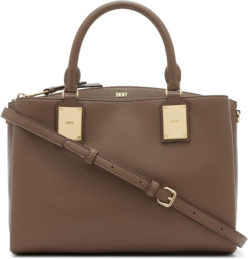 DKNY Chris Medium Satchel, Truffle | Amazon (US)