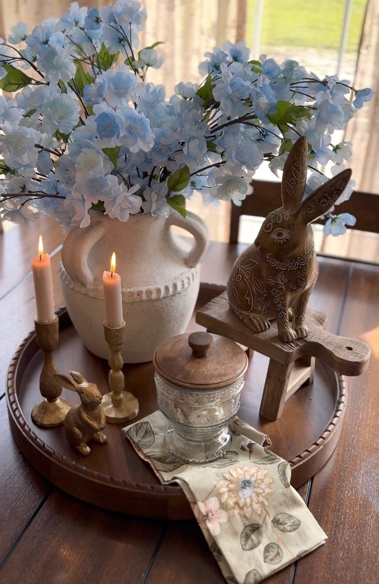Spring tray styling 