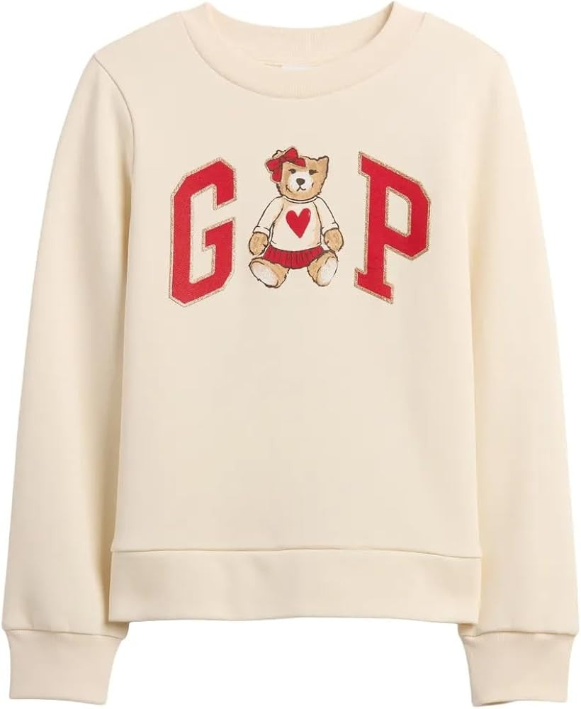 GAP unisex-child Logo Crewneck Sweatshirt | Amazon (US)