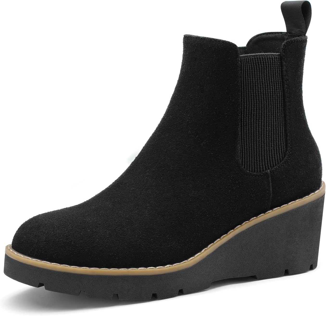 Women's Platform Wedge Chelsea Ankle Boots | Amazon (US)
