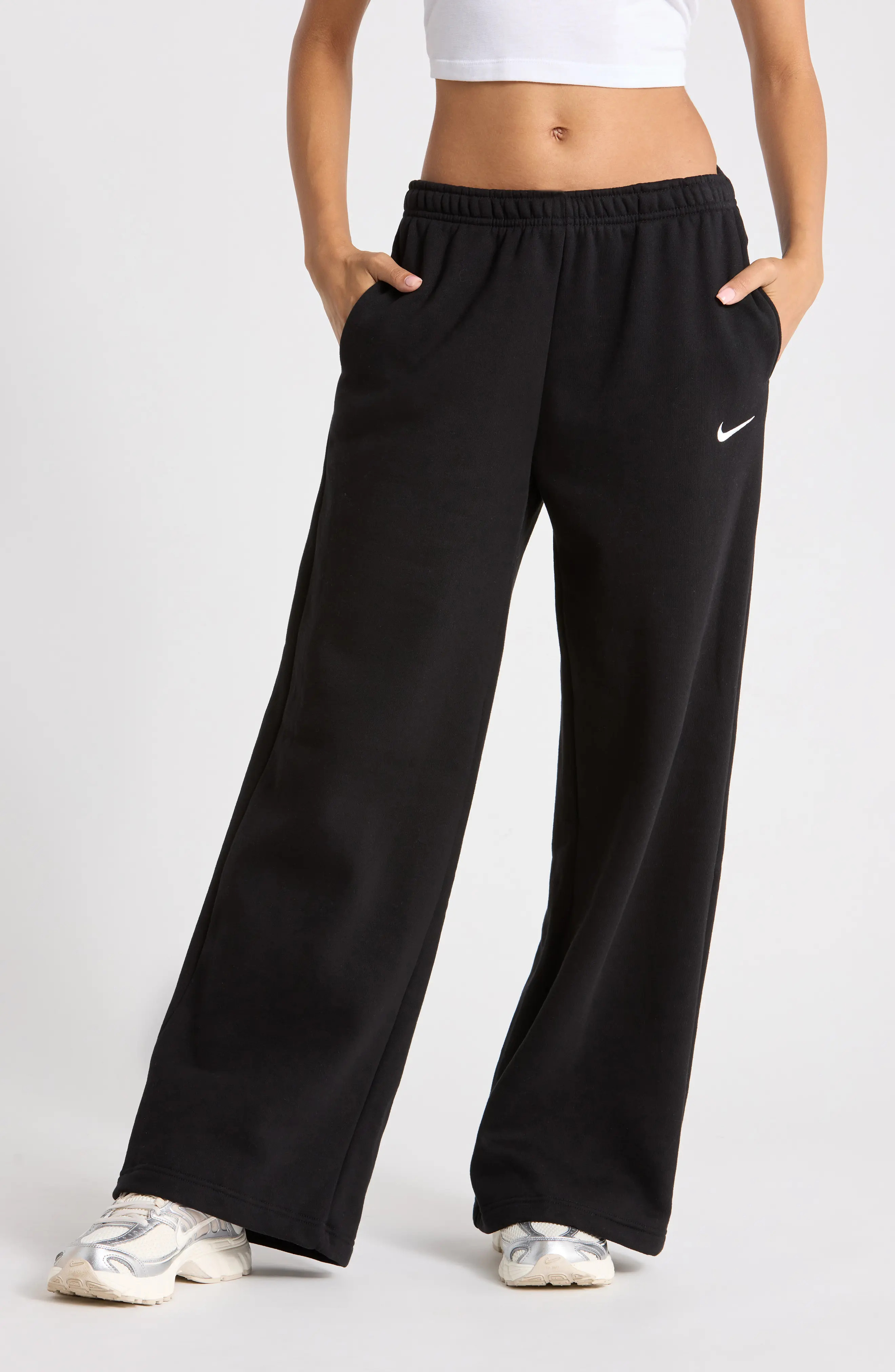 Studio Fleece Wide Leg Sweatpants | Nordstrom