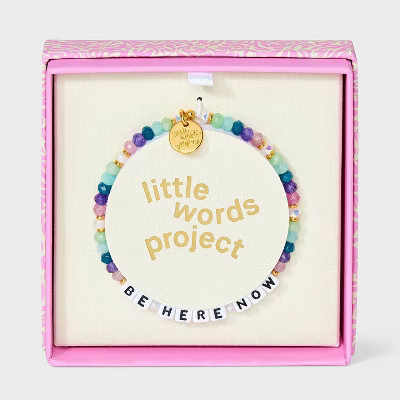 Little Words Project "Be Here Now" Beaded Bracelet Boxed - Inner Compass | Target