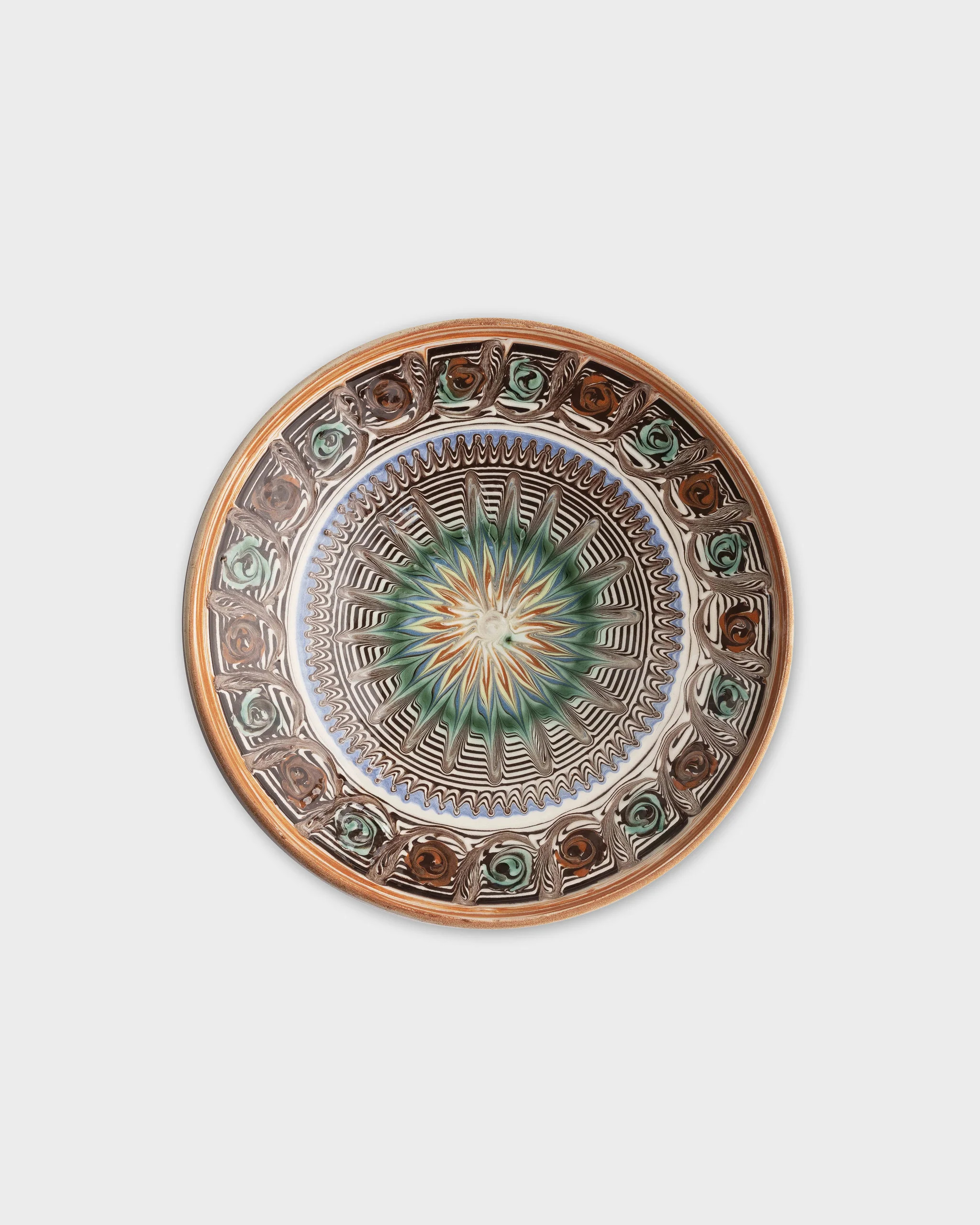 Horezu Plate Green | Cabana Magazine