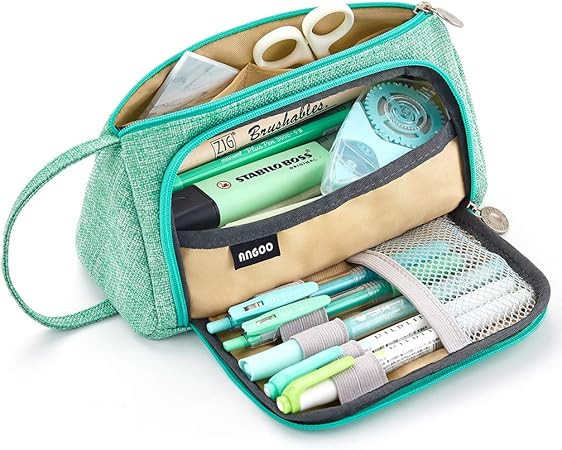 EASTHILL Large Capacity Pencil Pen Case Bag Pouch Holder Multi-slot School Supplies For Middle Hi... | Amazon (US)