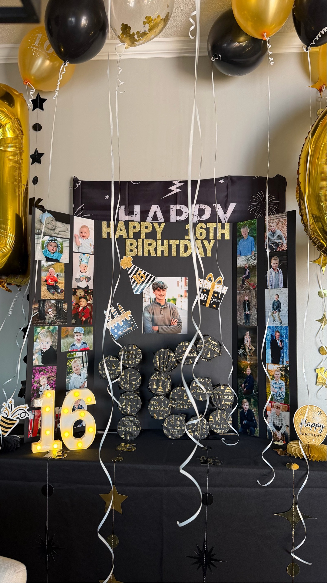 Countdown to 16🎉! Gifts for each day and a punch board with the number 16.  Decorating the board with photos through the years was my favorite part. 

#LTKKids #LTKmomlife