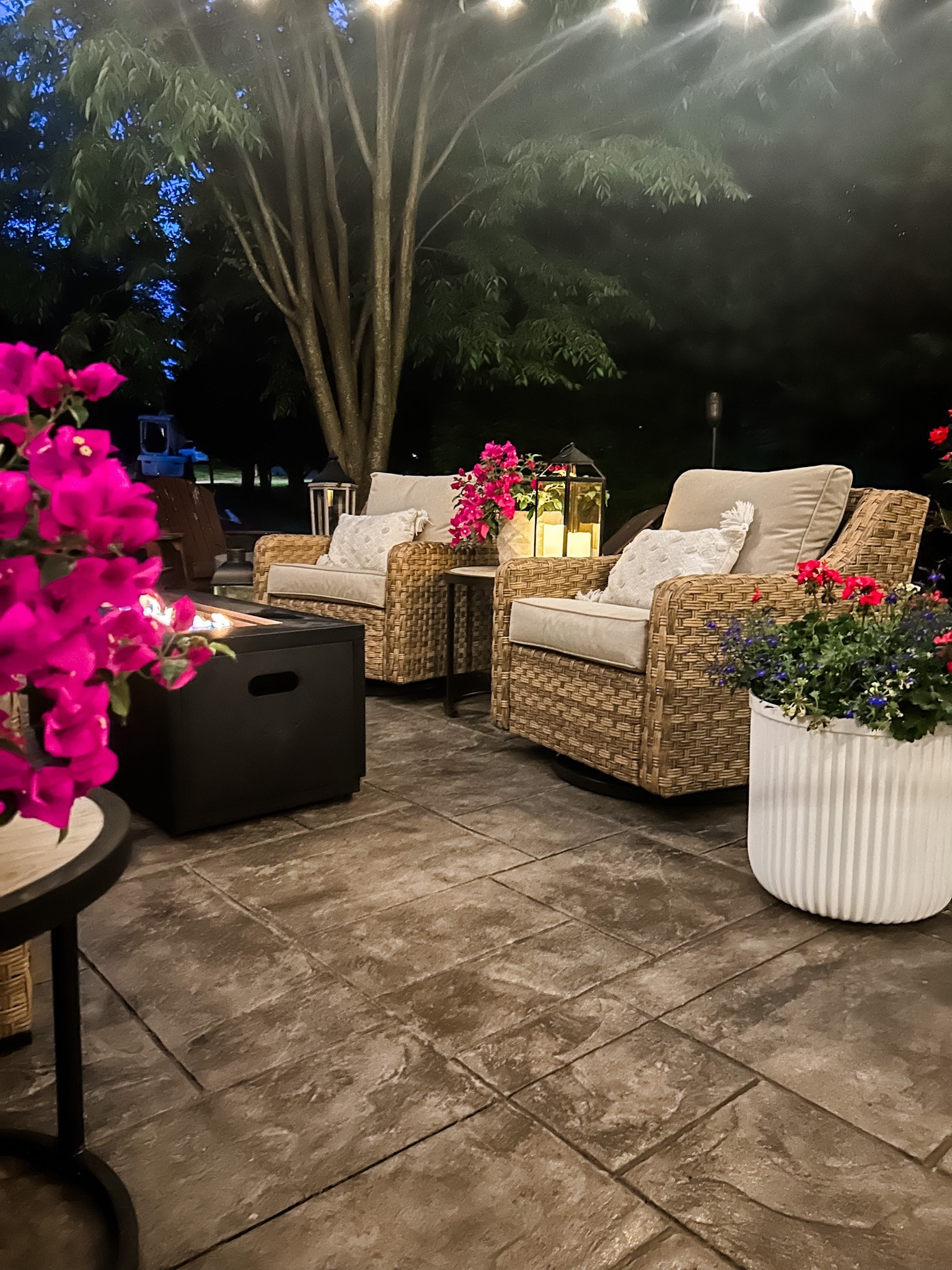 Outdoor furniture
Outdoor swivel chairs
Fluted planter
Outdoor planter 
Outdoor fire pit
Outdoor fire place
Patio decor
Patio furniture


#LTKHome #LTKStyleTip #LTKSeasonal