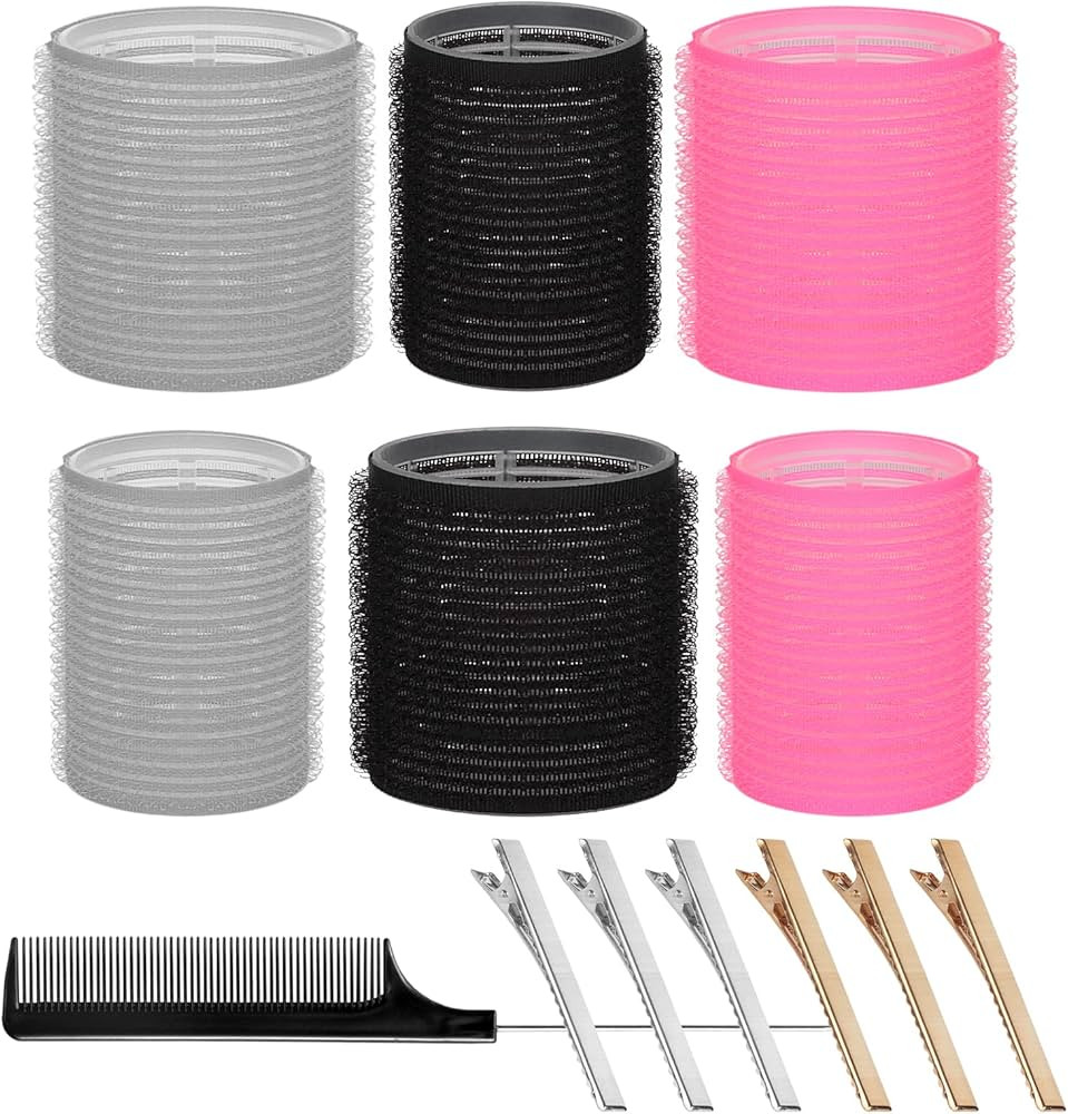 Heatless Hair Curler: 13Pcs Rollers Set With Clips for Long and Medium Hair, Women's Curls Stylin... | Amazon (US)