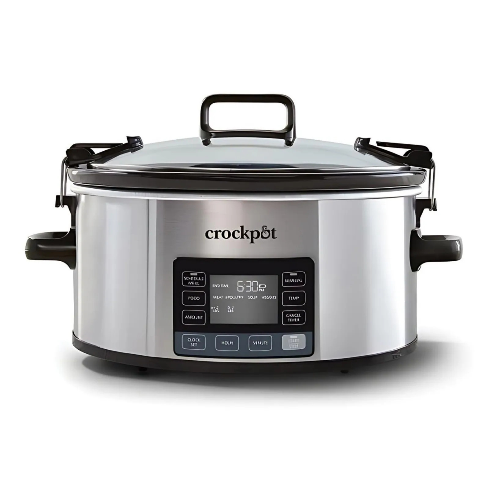 Crock-Pot 7-Quart MyTime Cook and Carry Programmable Slow Cooker - Stainless Steel one_size | 2162737 | Lowe's