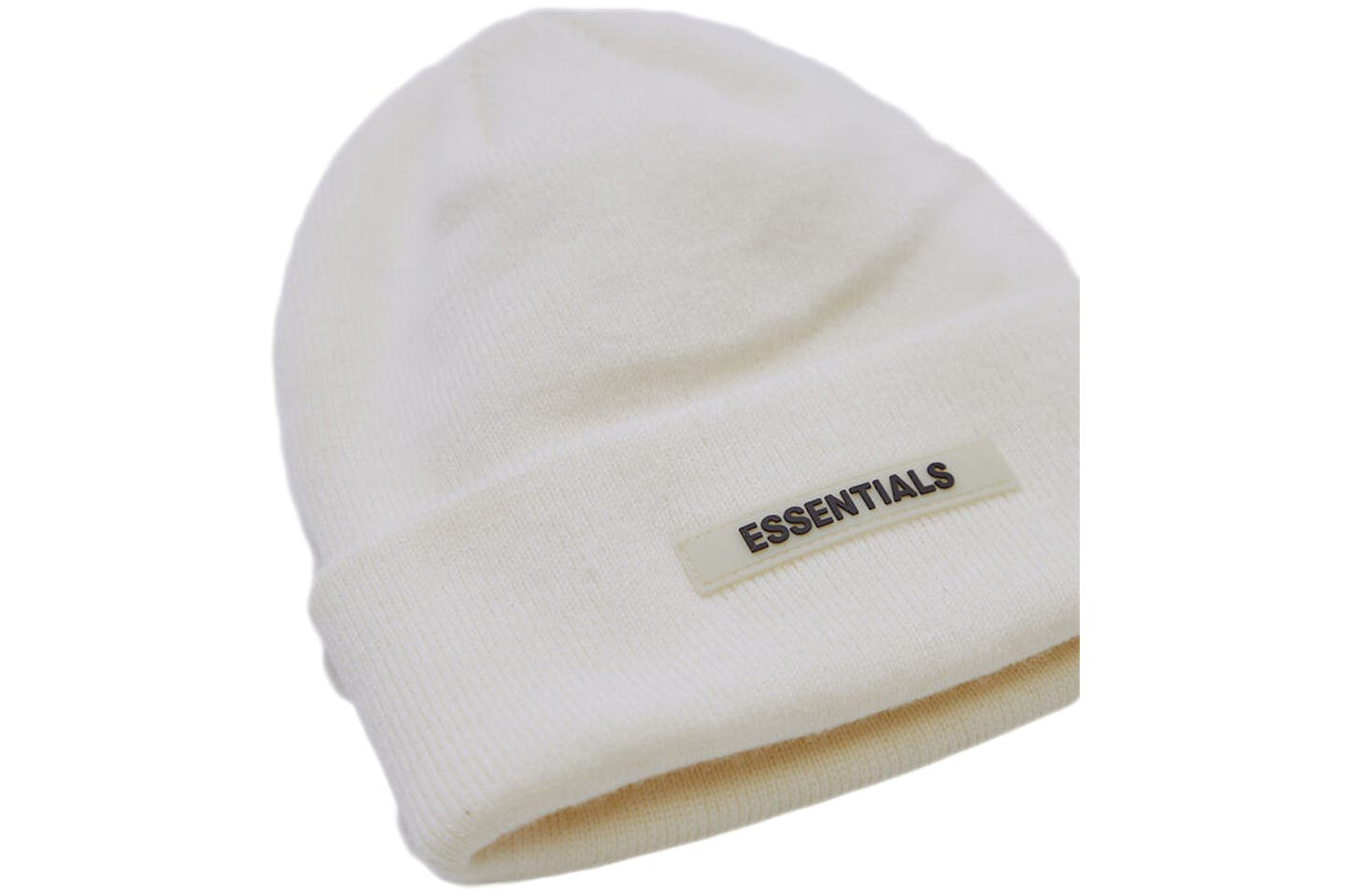 Fear of God Essentials Cuff BeanieWhite | StockX