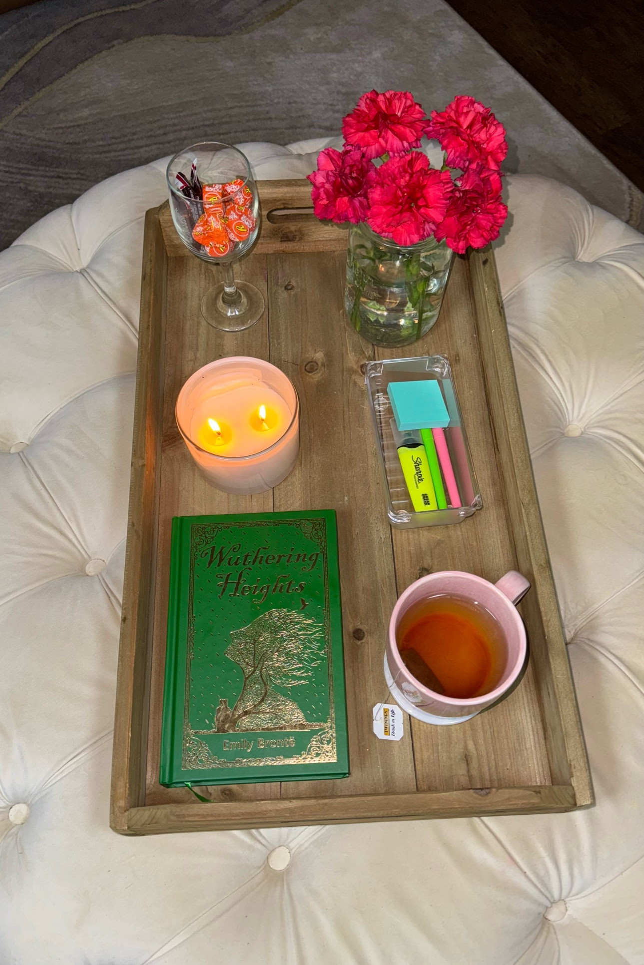 Wood tray. Wooden tray. Serving tray. Reading tray. Book tray. Reading setup. Cozy reading. 

#LTKhome