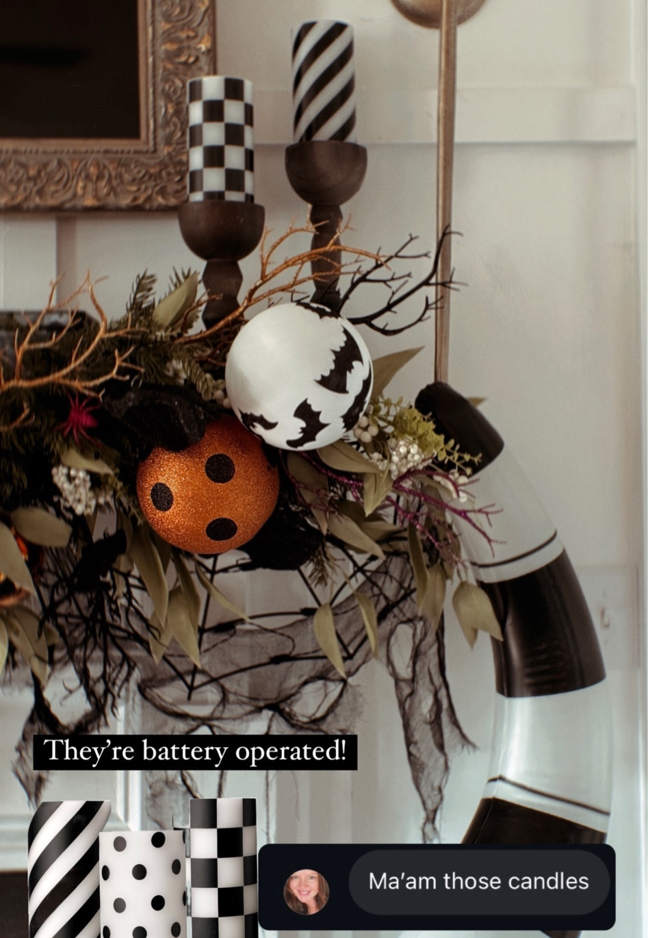 Fun, battery-operated pillar candles for Halloween🎃

#LTKSeasonal #LTKFindsUnder50 #LTKHome