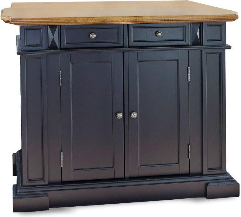 Montauk Black Kitchen Island 5003-94 | 1stopbedrooms