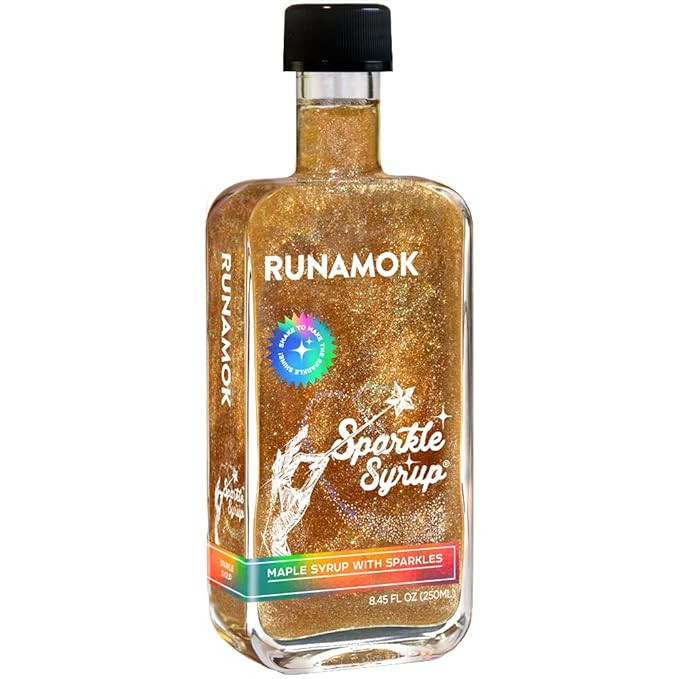 Runamok Sparkle Syrup - Maple Syrup Infused with Edible Sparkles, Perfect Pancake Syrup, Fun Verm... | Amazon (US)