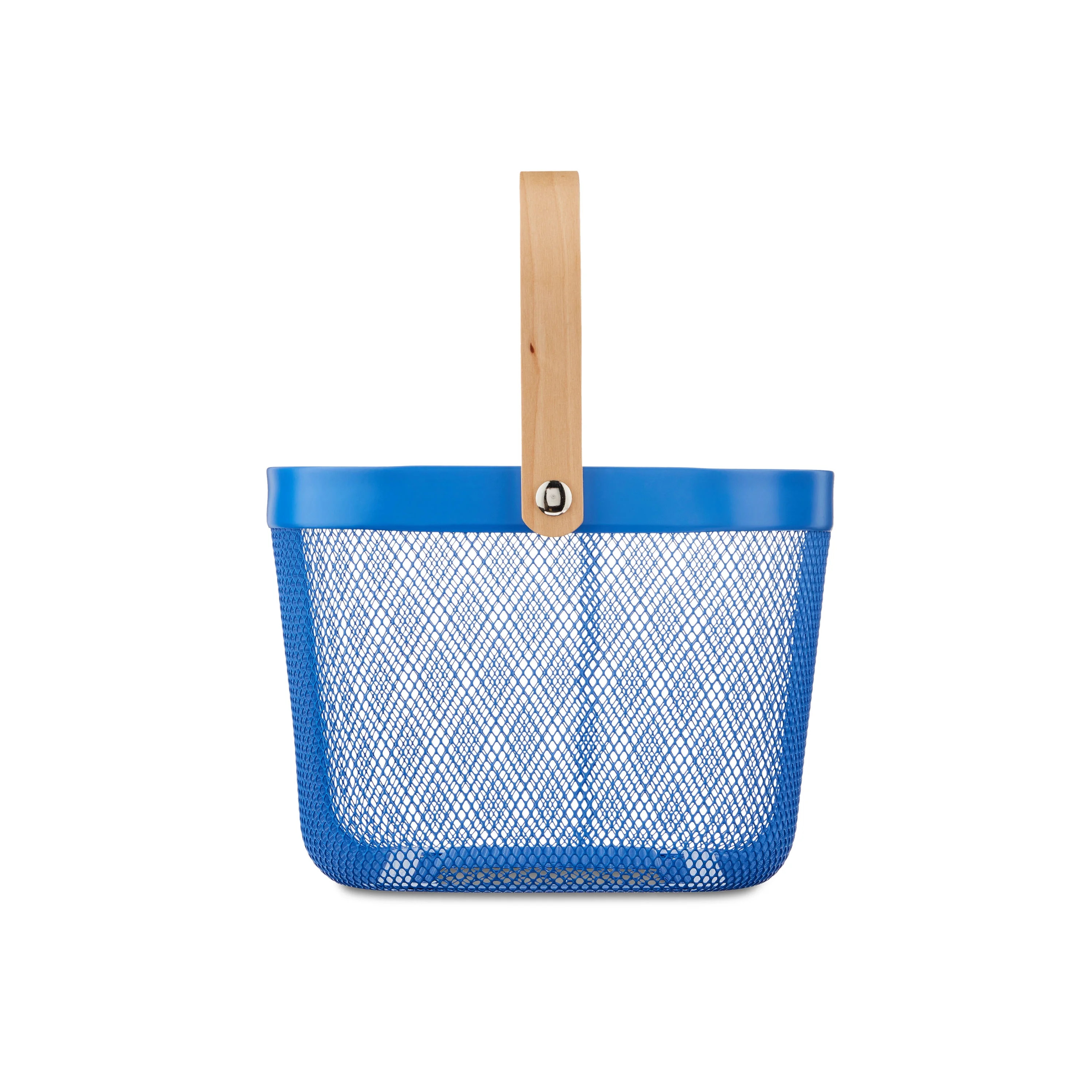 Easter Blue Mesh Basket, 9.45 in x 9.84 in x 7 in, by Way To Celebrate | Walmart (US)