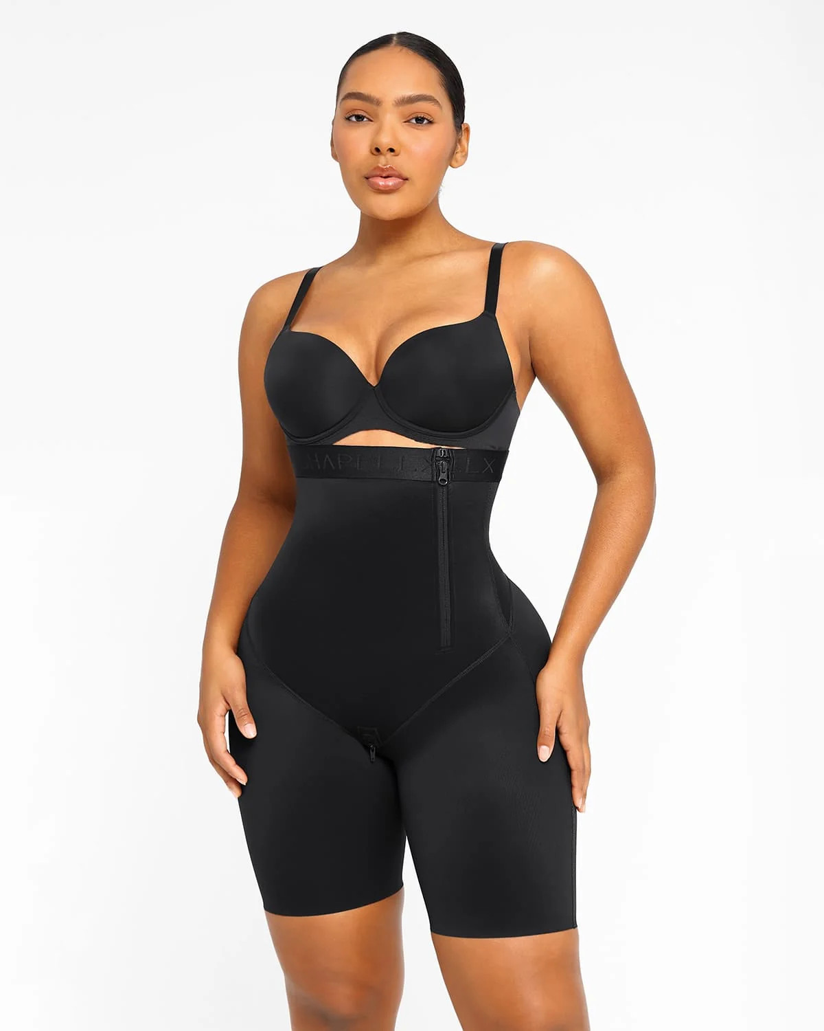AirSlim® Shaping High Waist Logo Shorts | Shapellx