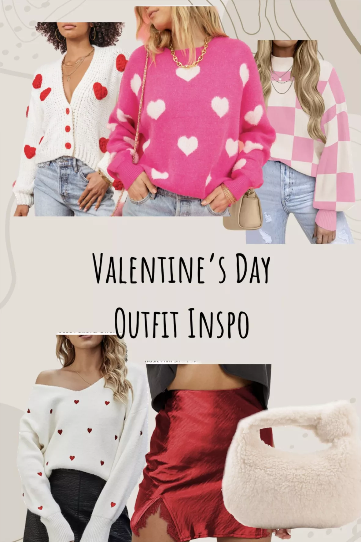  Holiday Deals Womens Valentines Day 2 Piece Outfits