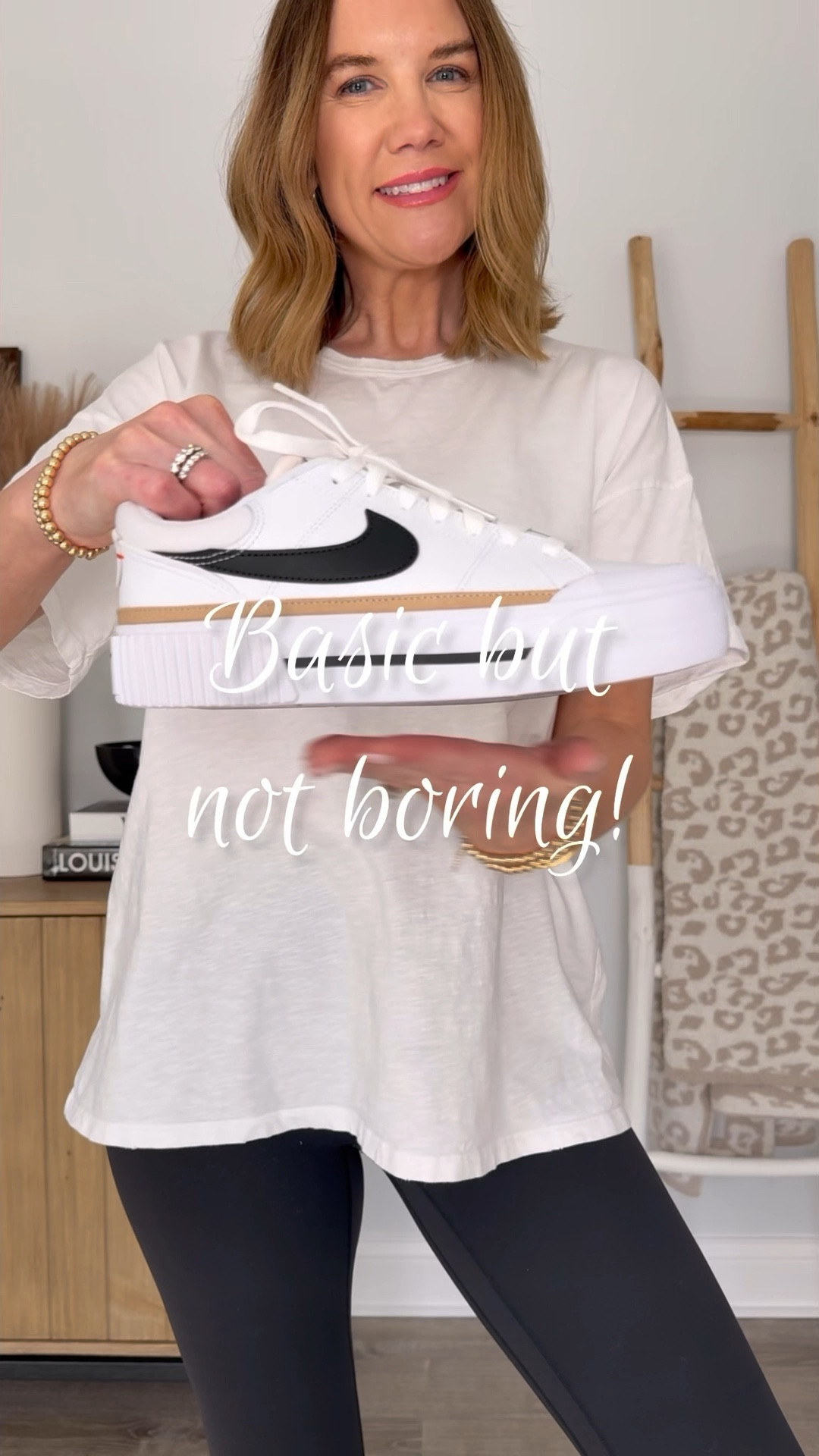 Mention the word EXTRA and I’ll send this cute transitional spring outfit right to your DMs💌
Basic doesn’t have to be boring! Elevating this leggings and tee outfit with an oversized denim jacket with the most unique vintage wash🤎 and lots of fun accessories. Red lip + hat + sunnies + jewelry. It’s all in the details! @targetstyle  #targetstyle #targetdoesitagain 

Spring outfit, neutral outfit, mom outfit, comfy style, elevated casual, casual chic, neutral aesthetic, barn jacket, easy outfit, casual style, over 40 outfit, target style, Nike Legacy Lift

#LTKStyleTip #LTKWatchNow #LTKSeasonal