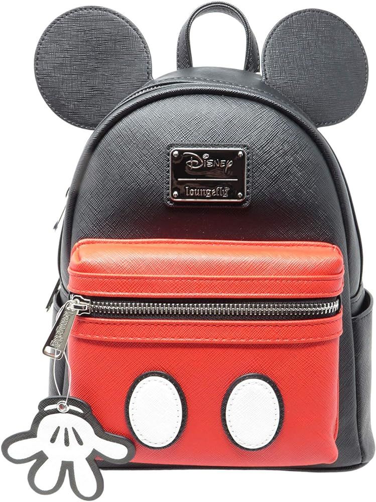 Loungefly x Mickey Suit Mini Saffiano Faux Leather Backpack | Amazon (US)
