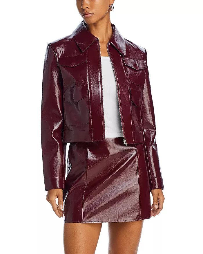 Ronny Kobo Linde Faux Leather Jacket Women - Bloomingdale's | Bloomingdale's (US)