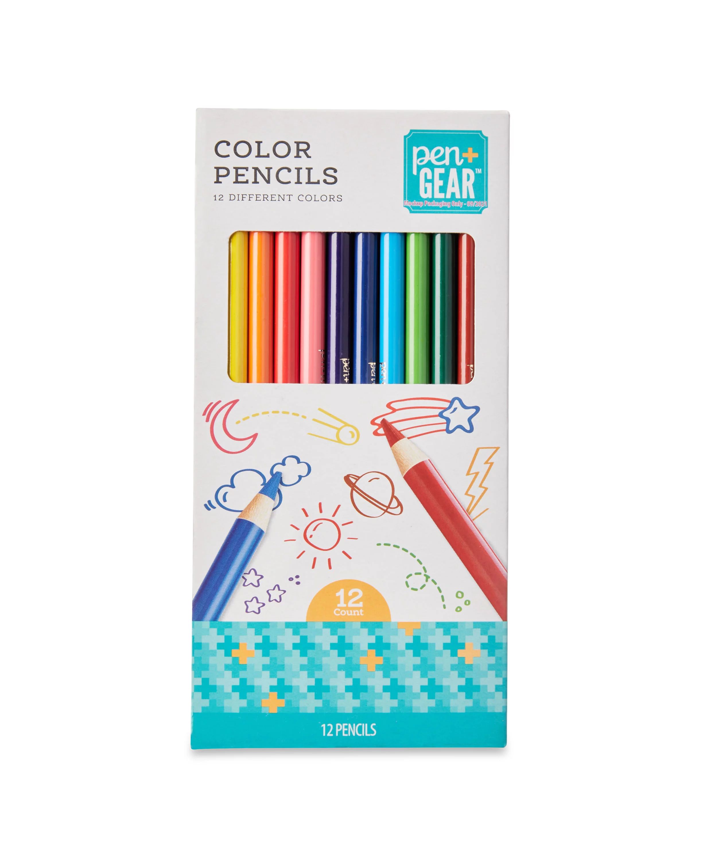 Pen + Gear Classic Colored Pencils, 12 Count, Assorted Colors | Walmart (US)