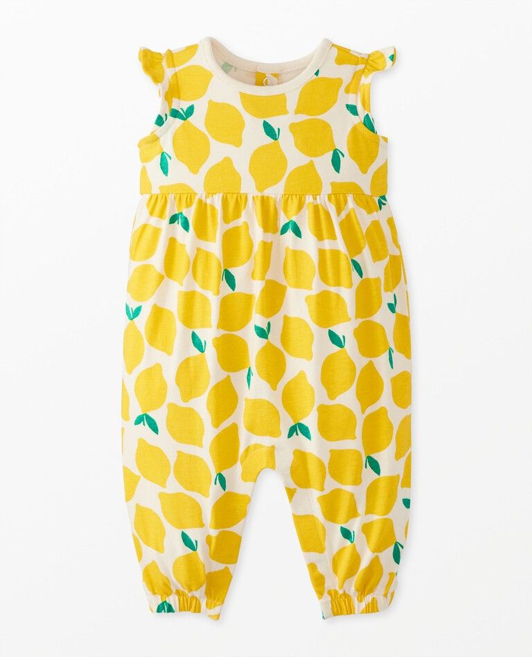 Baby Print Flutter Sleeve Romper | Hanna Andersson