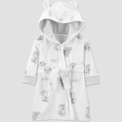 Baby Koala Bath Robe - Just One You® made by carter's White/Gray | Target