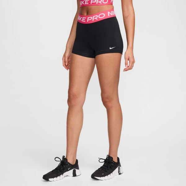 Women's Nike Pro Shorts Large Black/Aster Pink/White | Scheels
