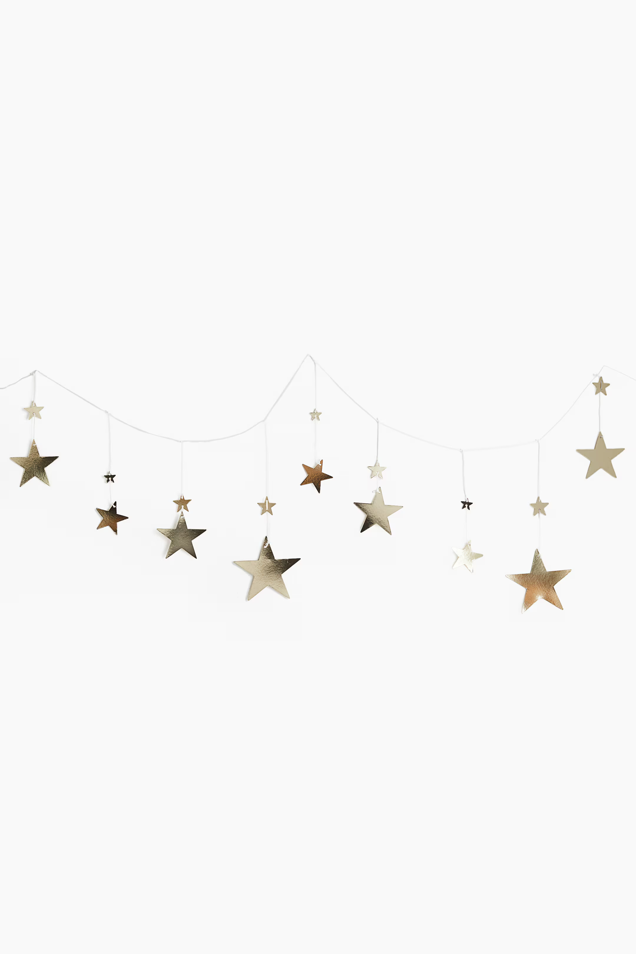 Paper Star Garland - Gold-colored/stars - Home All | H&M US | H&M (US + CA)