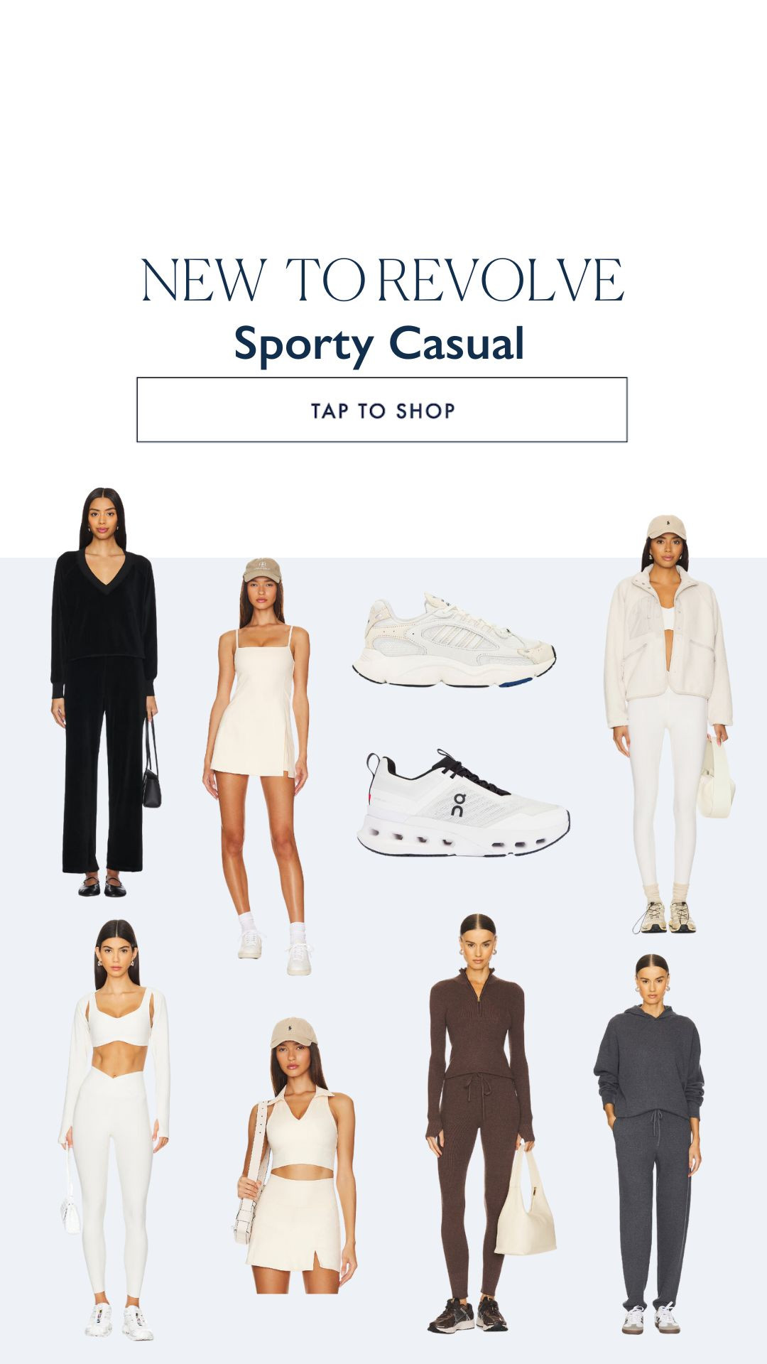 New to Revolve: Sporty Casual 

 #LTKStyleTip