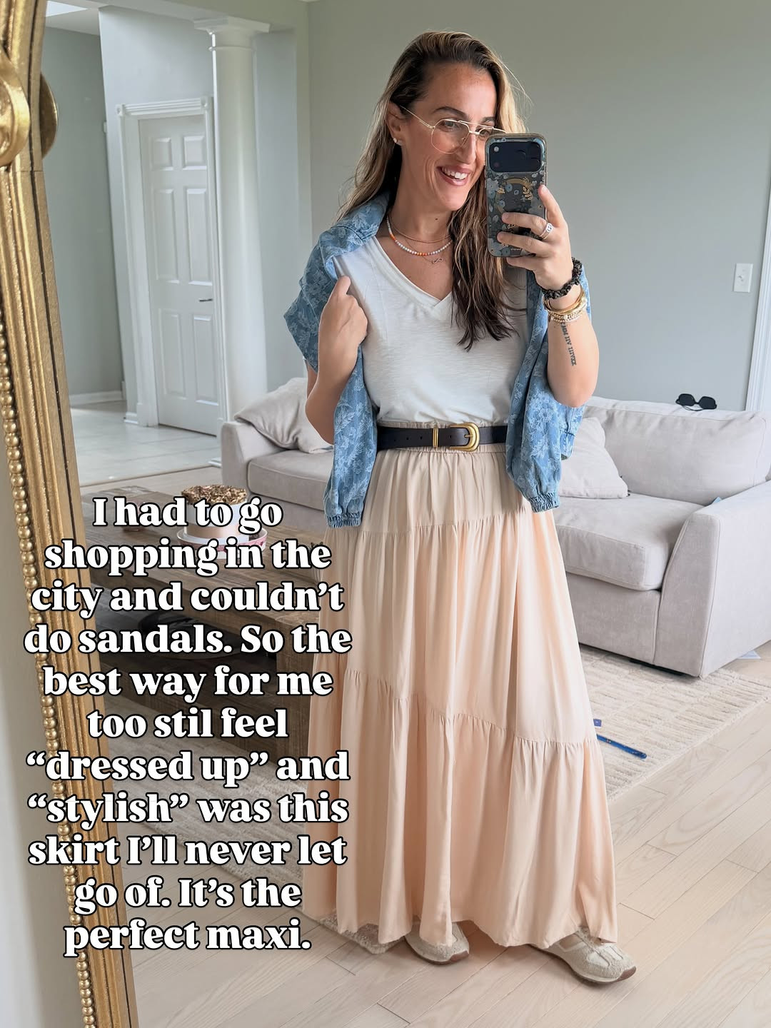 I love this outfit as a cute brunch outfit or even for a pool party. It's cute, lightweight and comfortable. It would also be great as an outfit to wear on your summer vacation especially in Europe of New York! Wearing a medium in all.  
#summerskirt #summeroutfit #brunchoutfit #vacationoutfit  

 #LTKootd #LTKSeasonal #LTKTravel