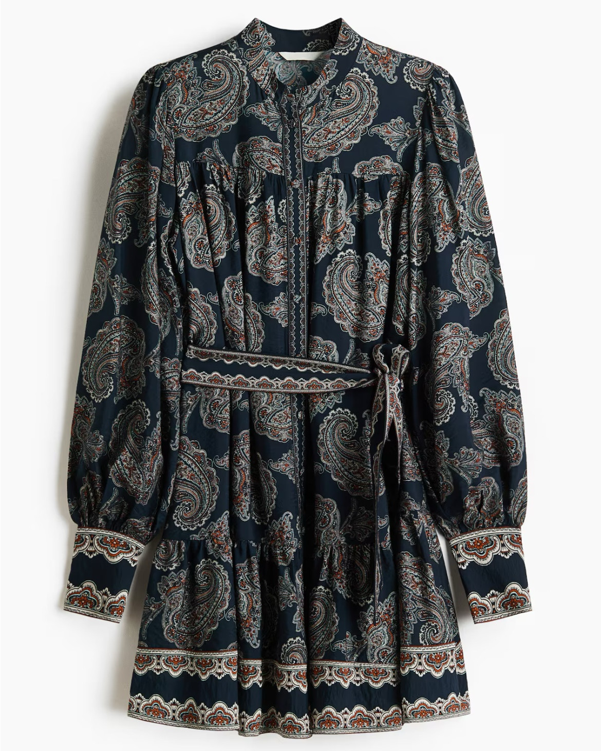 Paisley patterned shirt dress 

#LTKSeasonal #LTKFindsUnder50