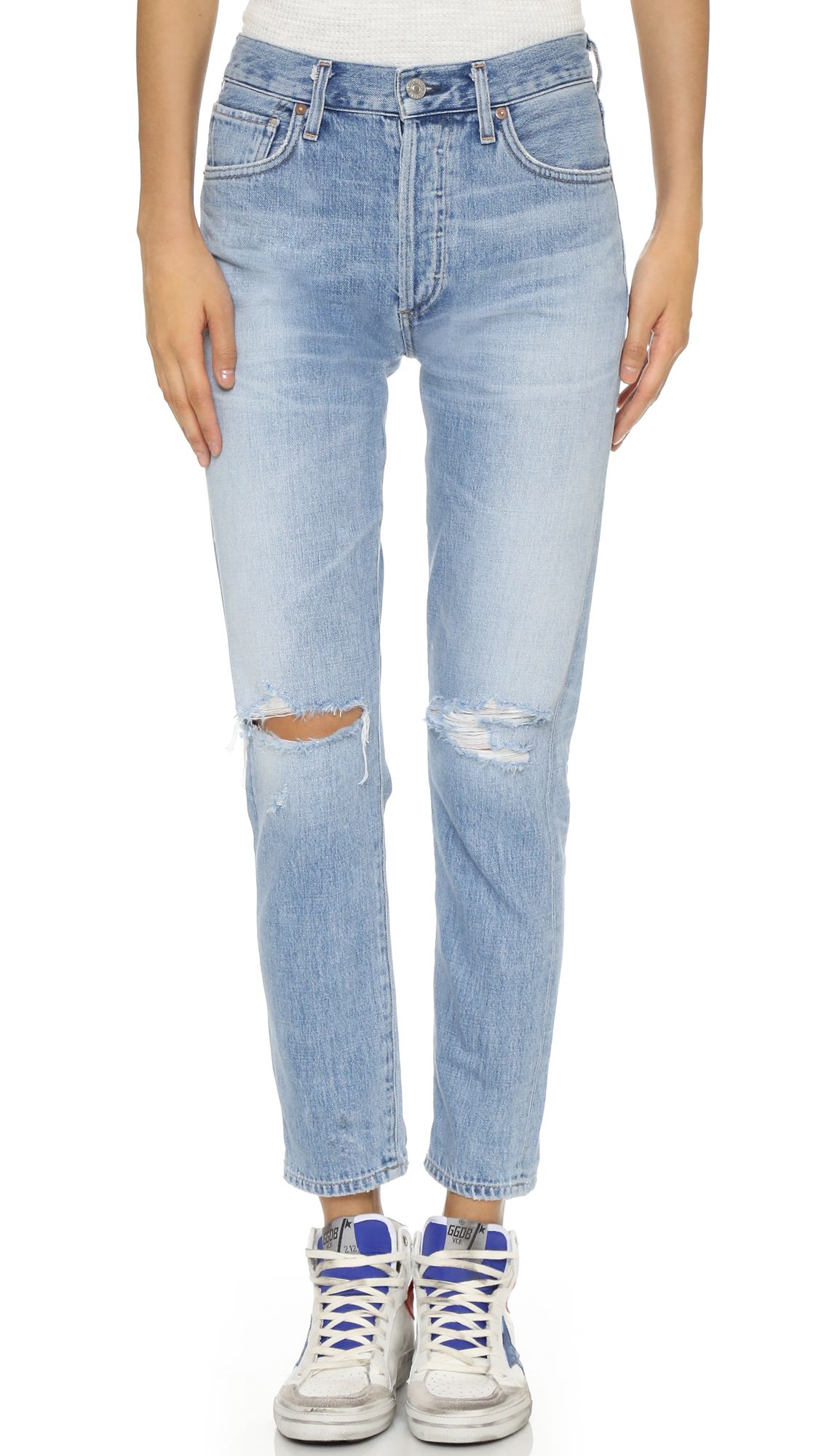 Liya High Rise Classic Fit Jeans | Shopbop