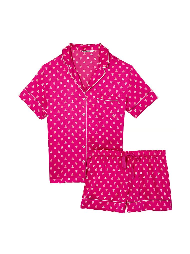 Satin Short Pajama Set | Victoria's Secret (US / CA )
