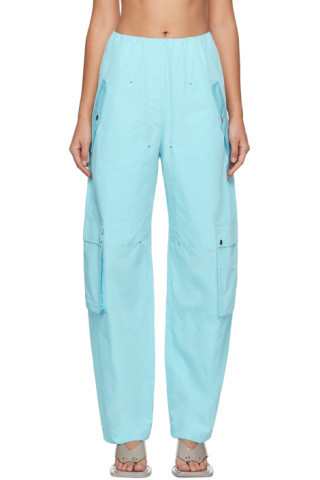 Paris Georgia - Blue Elevated Cargo Pants | SSENSE