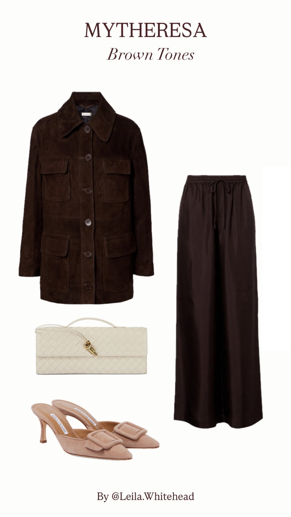 Ready for Autumn with these chocolate tones and a neutral accessory accent 

#mytheresa @mytheresa

#LTKautumn #LTKluxury #LTKuk