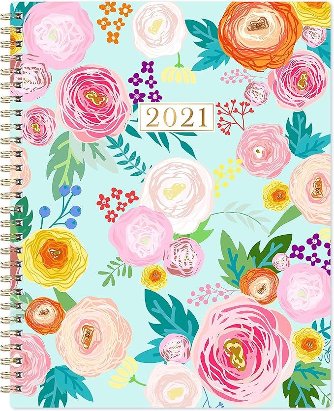 2021 Planner - Weekly & Monthly Planner 2021 with Twin-Wire Binding, Jan 2021 - Dec 2021, 8" x 10... | Amazon (US)