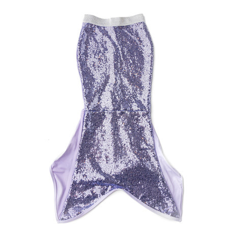Purple Girls Sequin Mermaid Tail Cover Up 3t-12 | Shade Critters
