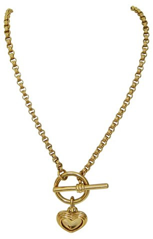 1980s Givenchy Toggle Heart Necklace | One Kings Lane