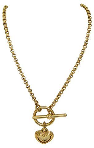1980s Givenchy Toggle Heart Necklace | One Kings Lane