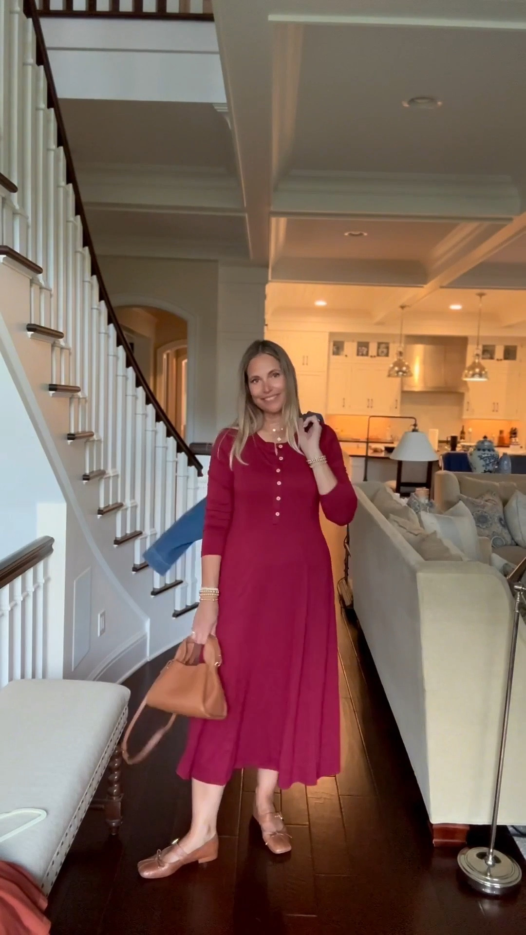 Affordable fashion finds from Amazon. I am loving this dress so much that I grabbed it in two colors. It pairs perfectly with a denim jacket for morning errands or casual days out. I am wearing a size large in this video for a comfortable fit.

#LTKMidsize #LTKSeasonal #LTKOver40