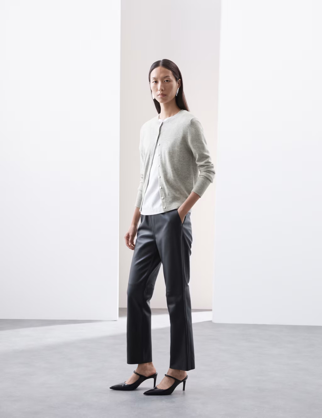 Pure Cashmere Crew Neck Cardigan | Marks & Spencer (UK)